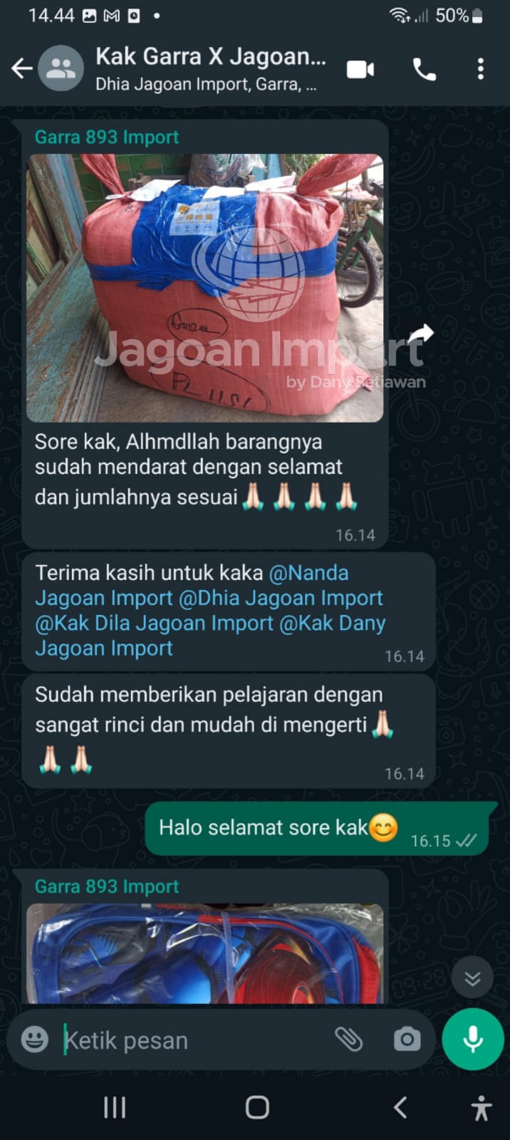 TESTIMONI JAGOAN IMPORT