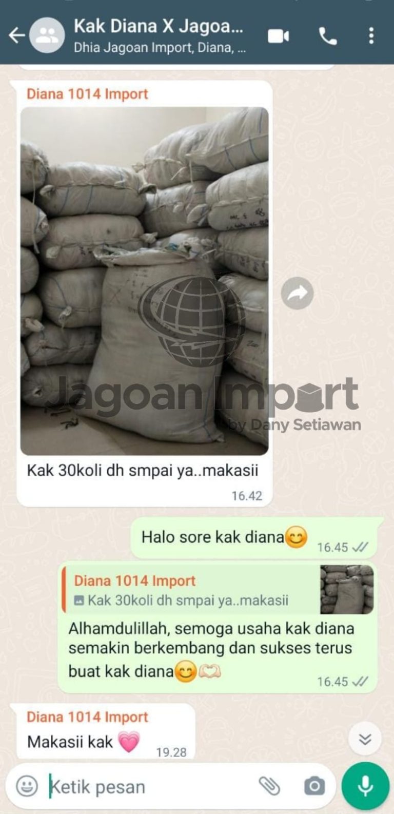 TESTIMONI JAGOAN IMPORT