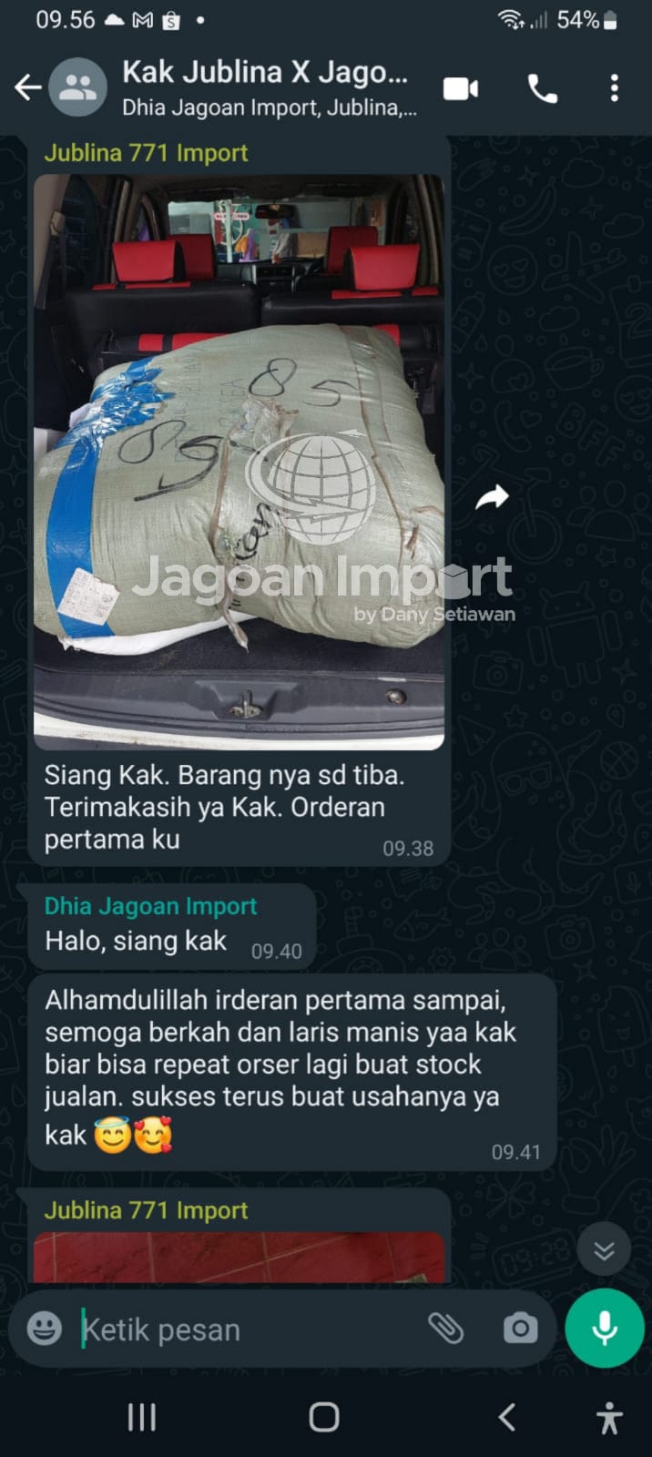 TESTIMONI JAGOAN IMPORT