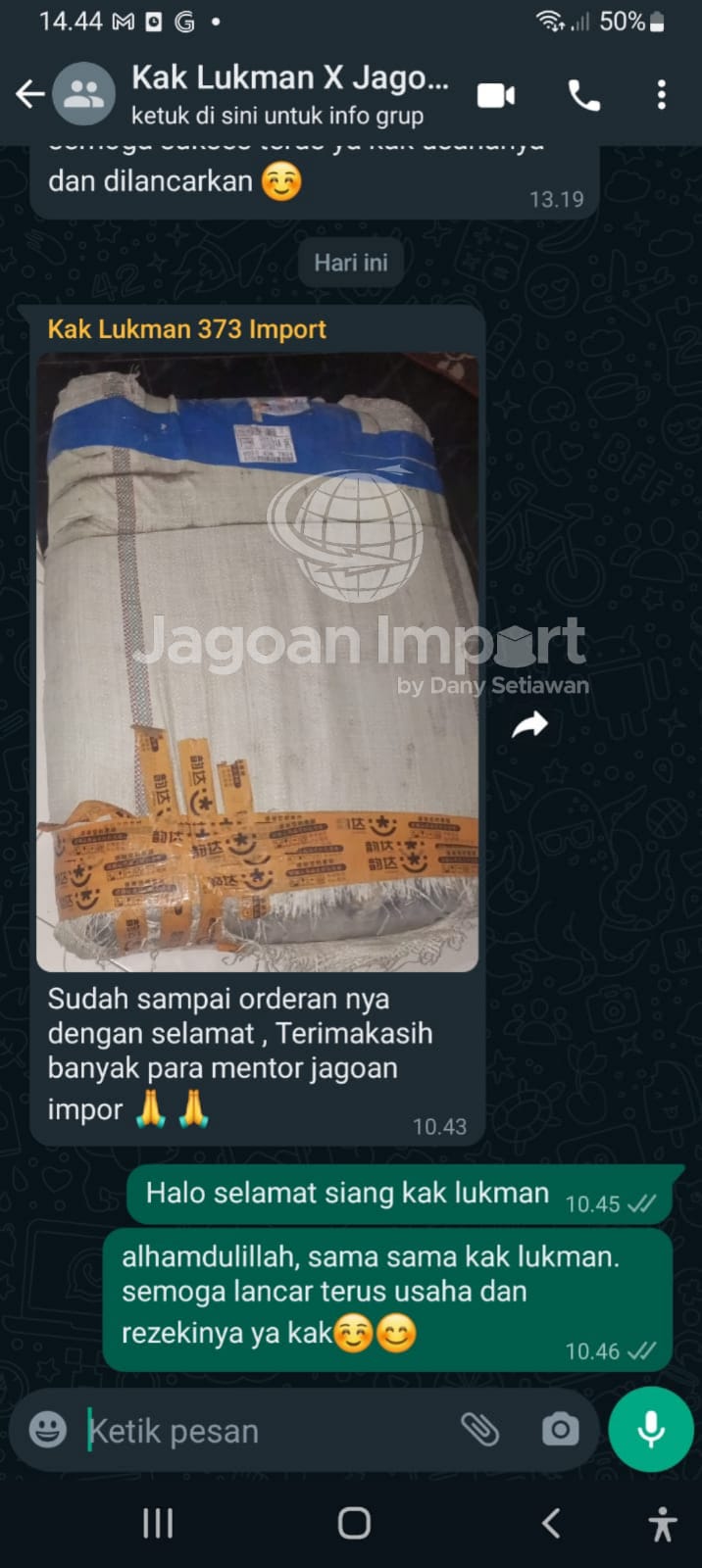 TESTIMONI JAGOAN IMPORT